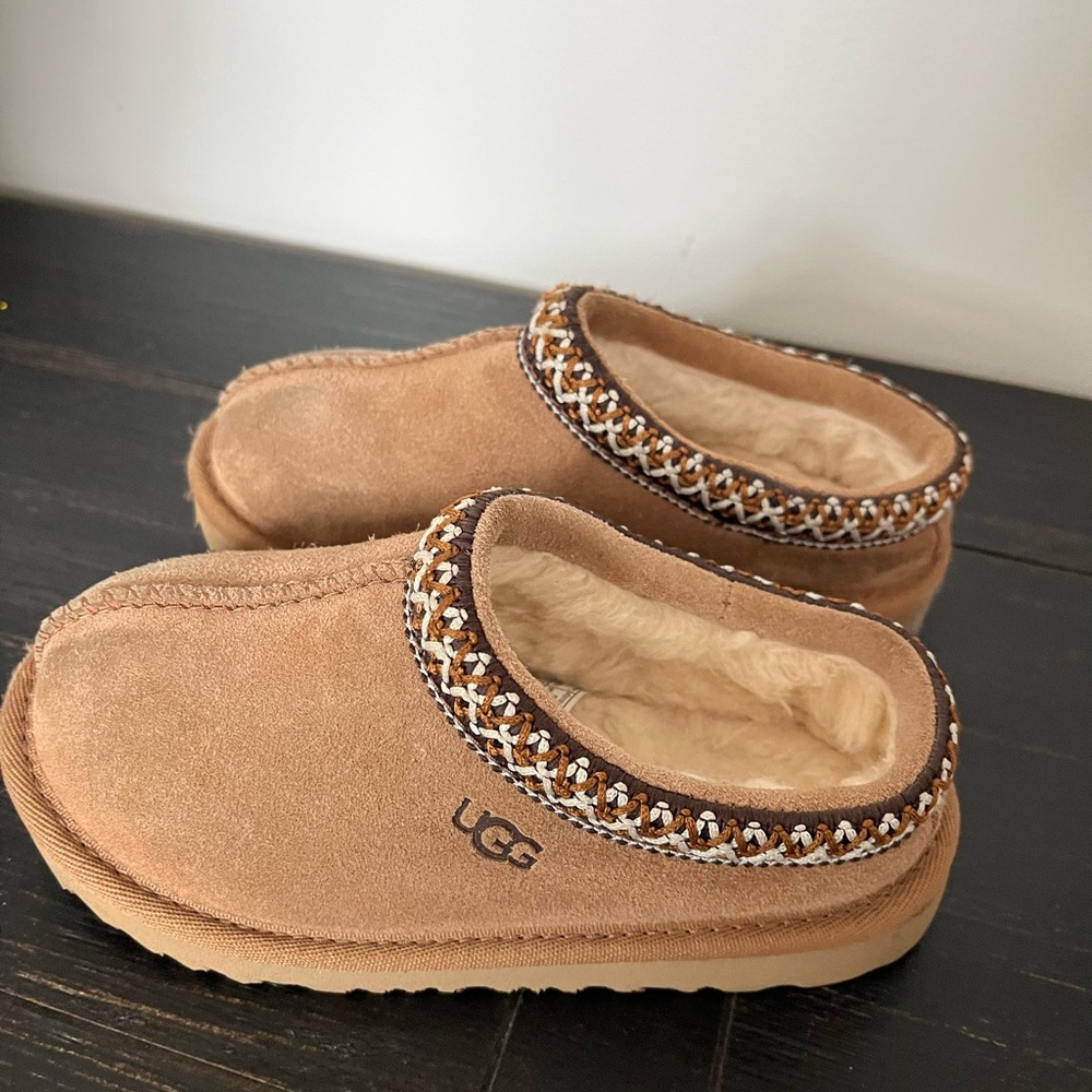 UGG Tan Suede Slippers